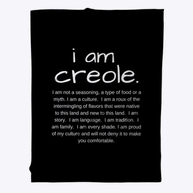 I am Creole